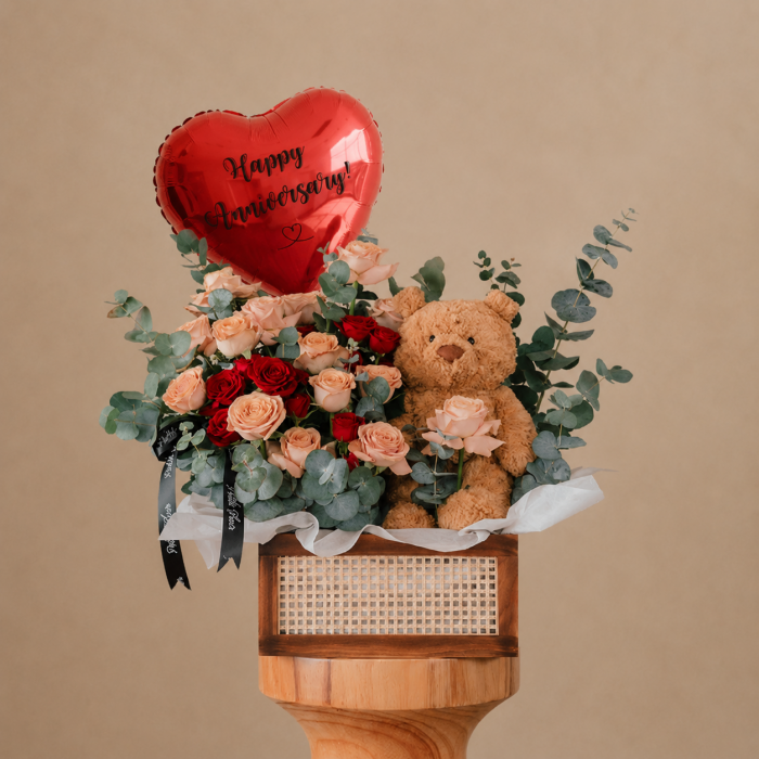Flower Box with Gift