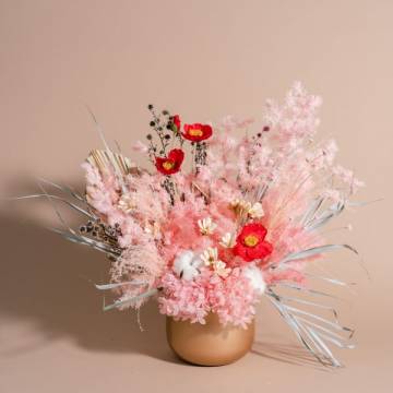 Poppy Vase Arrangement