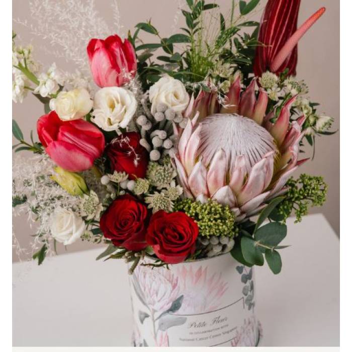 Flower Box with Gift
