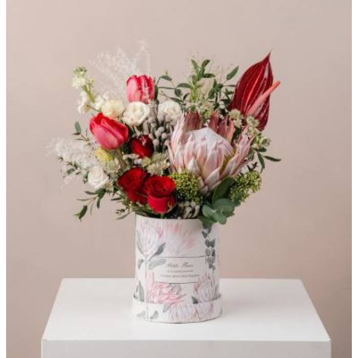 Flower Box with Gift