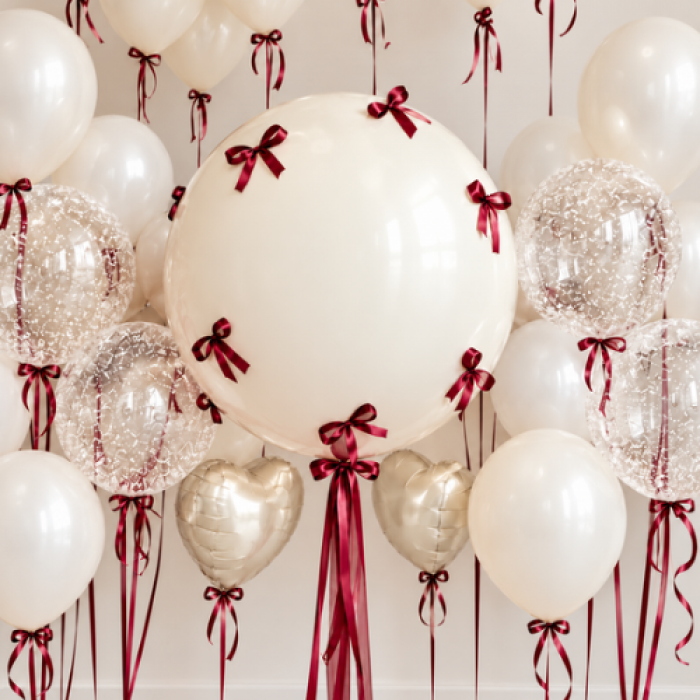 Bows Balloon Set