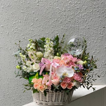 Get Well Soon Floral Basket