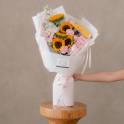 Peony and Sunflower Celebration Bouquet