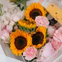 Peony and Sunflower Celebration Bouquet