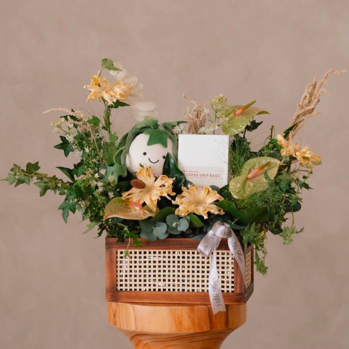 Flower Box with Gift