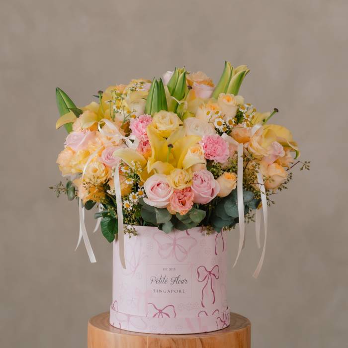 Flower Box with Gift