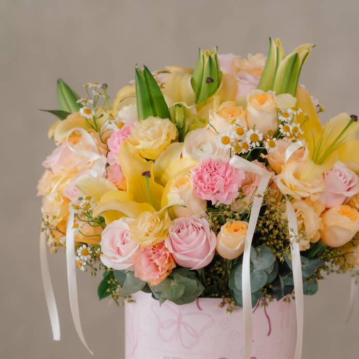 Flower Box with Gift
