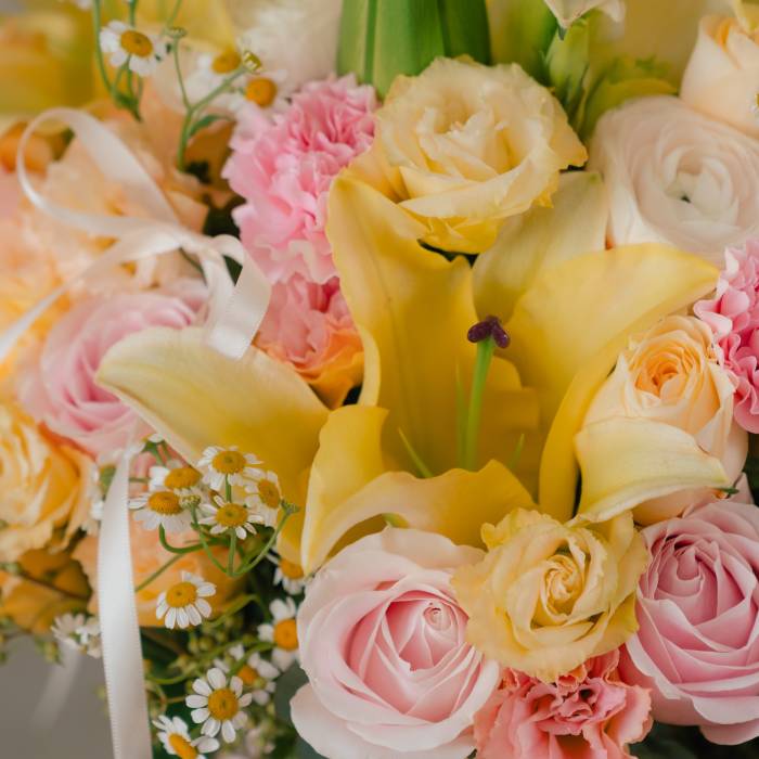 Flower Box with Gift
