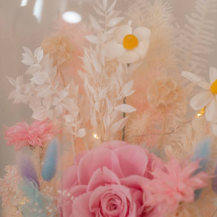 Forever Rose in Glass Dome