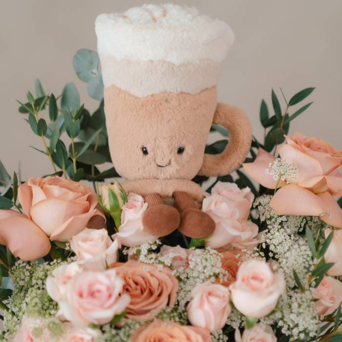 Jellycat Amuseable Latte and Cappuccino Roses