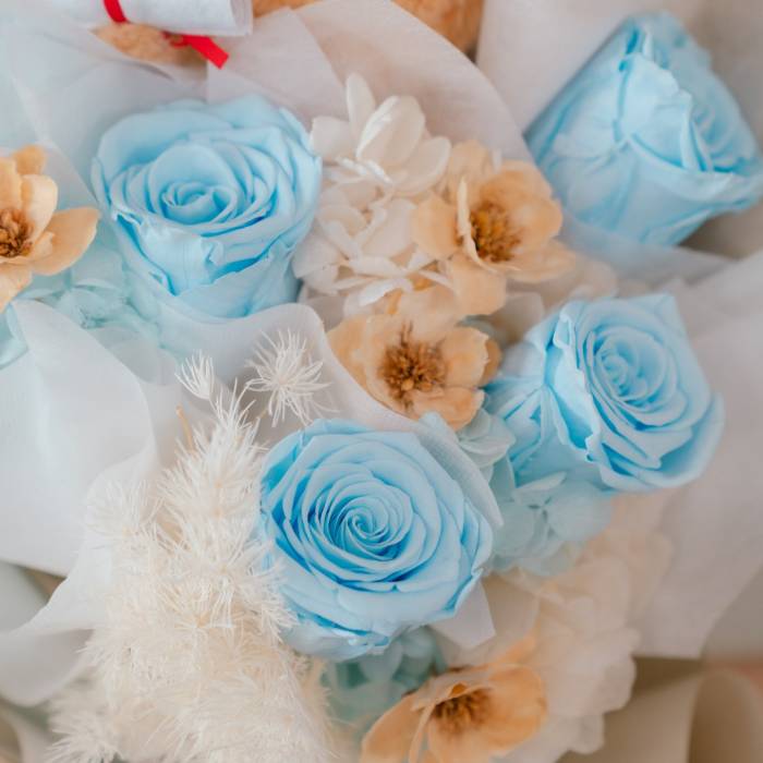 Preserved Roses Graduation Bouquet