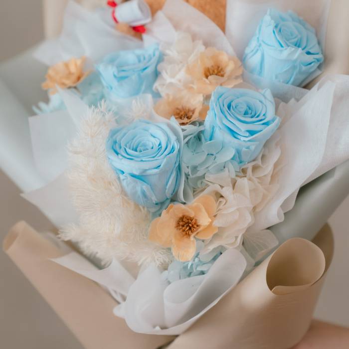 Preserved Roses Graduation Bouquet