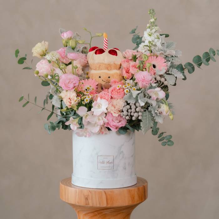 Flower Box with Gift