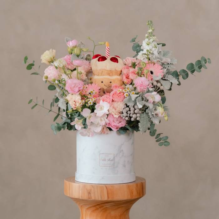 Flower Box with Gift