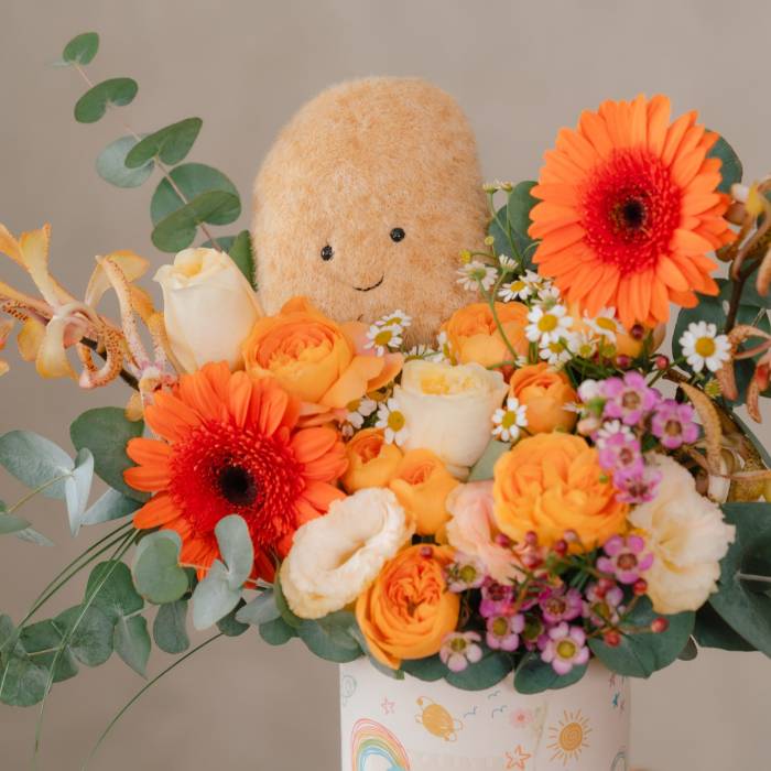 Flower Box with Gift