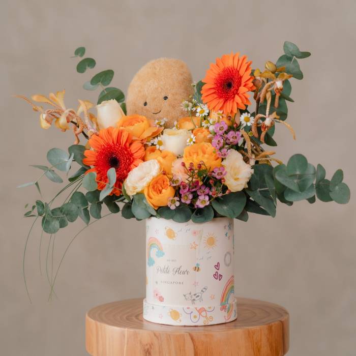 Flower Box with Gift