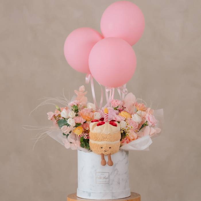 Flower Box with Gift