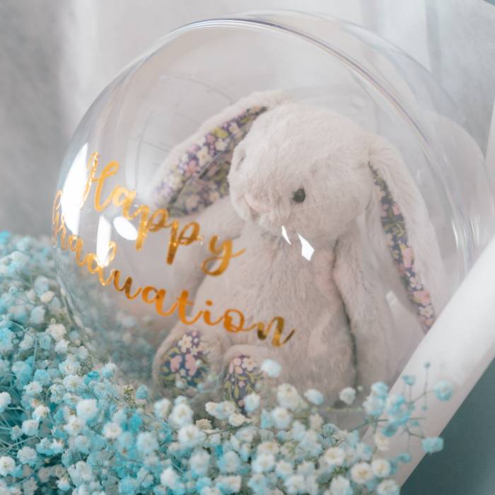 Baby's Breath Graduation Bouquet