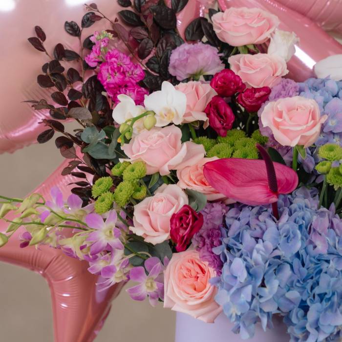 Flower Box with Gift