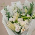 Ivory Grace – Lily and Roses Bouquet