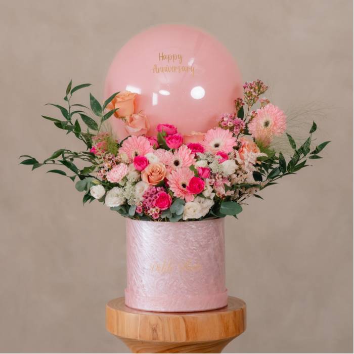 Rosy Crystal Charm