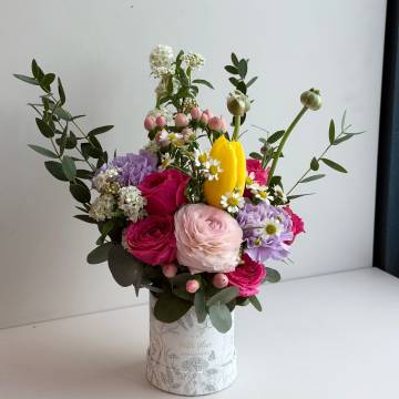 Burst of color Mini bloom box