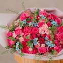 Spray Roses and Tweedia Bouquet