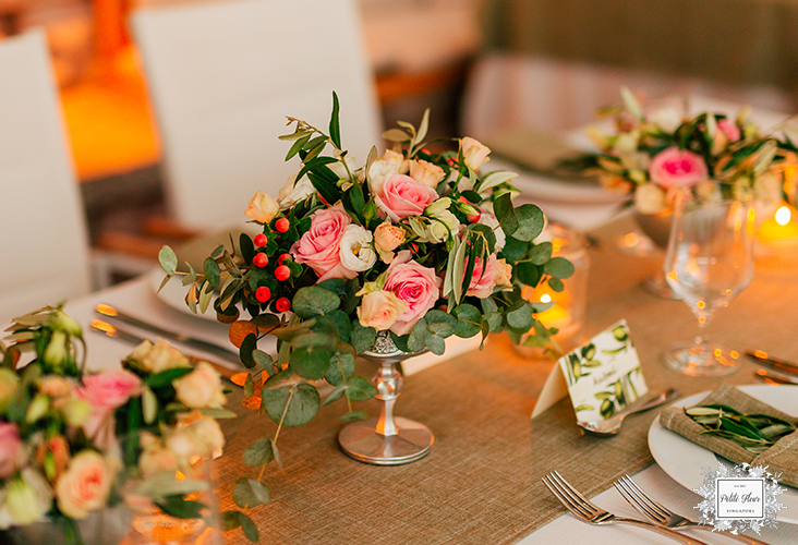 Rustic Centrepiece for Wedding Decorations